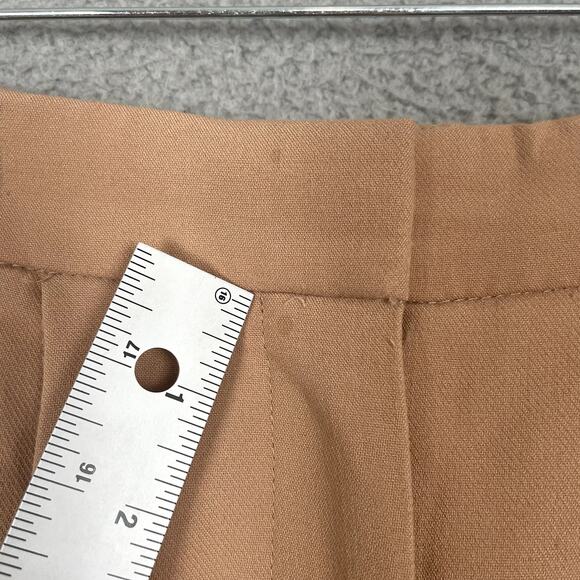 Abercrombie and Fitch Pants Womens 29 / 8L Tan Camel Trousers Wide Leg Straight - Picture 4 of 13